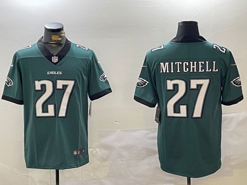 Men Philadelphia Eagles #27 Mitchell Green 2024 Nike Limited NFL Jersey style 1->philadelphia eagles->NFL Jersey